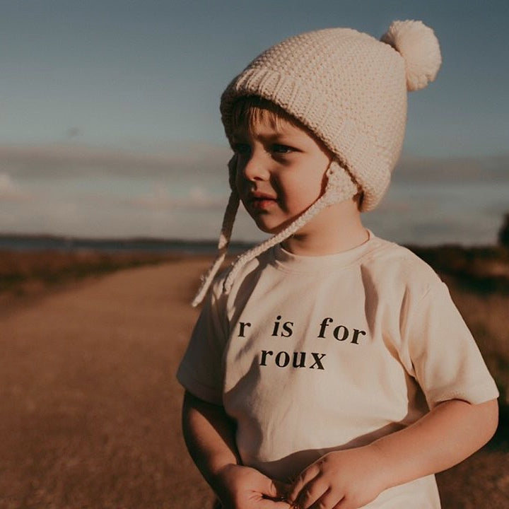 Personalised Name - organic baby t-shirt