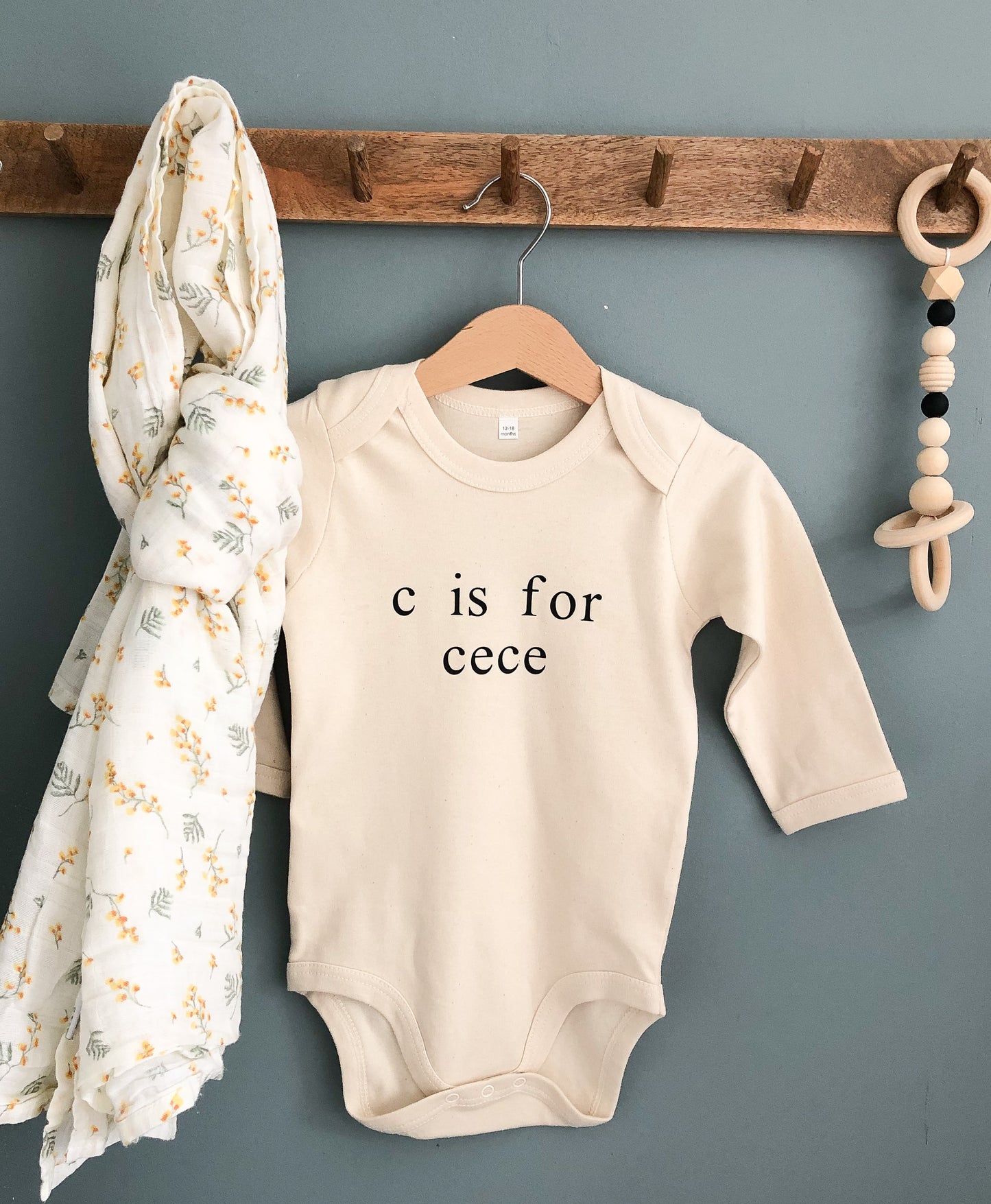 Personalised Name - baby bodysuit