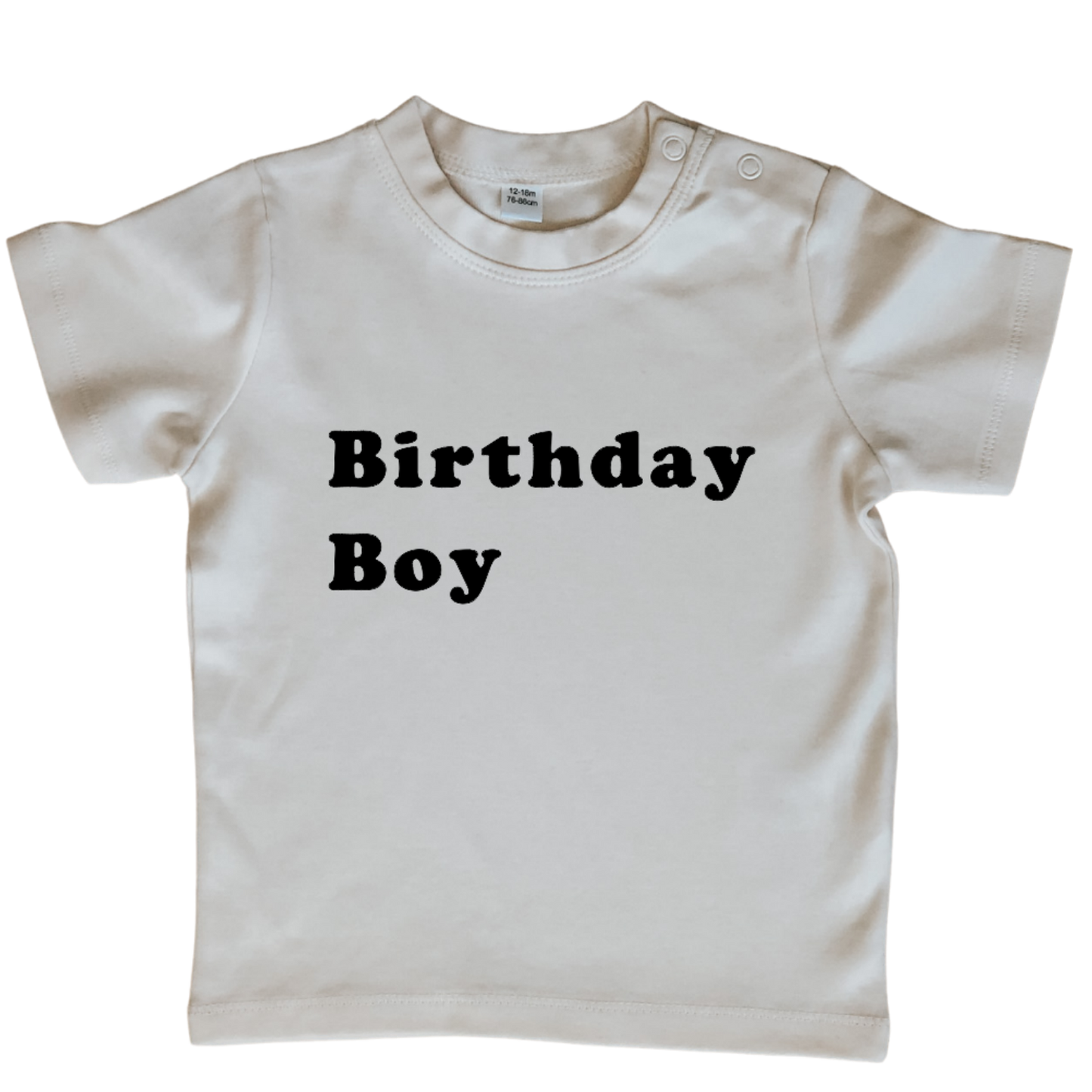 Birthday Boy - organic baby t-shirt