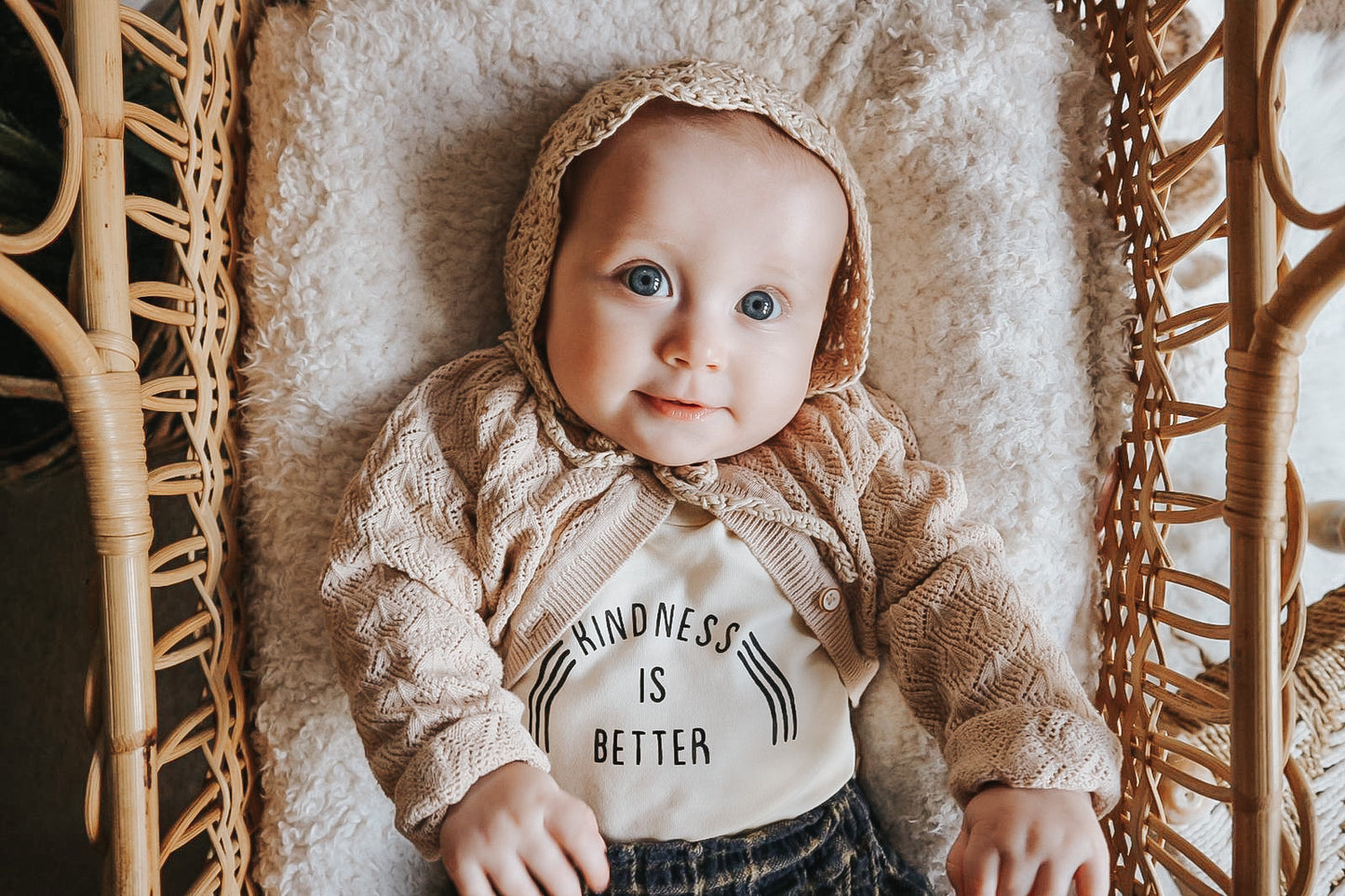 Kindness is better - organic baby bodysuit